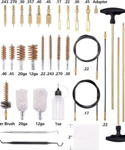 BOOSTEADY Universal Gun Cleaning Kit with High-end Brass Brushes
