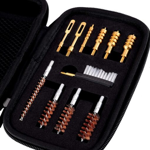 BOOSTEADY Universal Handgun Cleaning kit - Caliber, Brush Jag and Cotton Mops - Image 4
